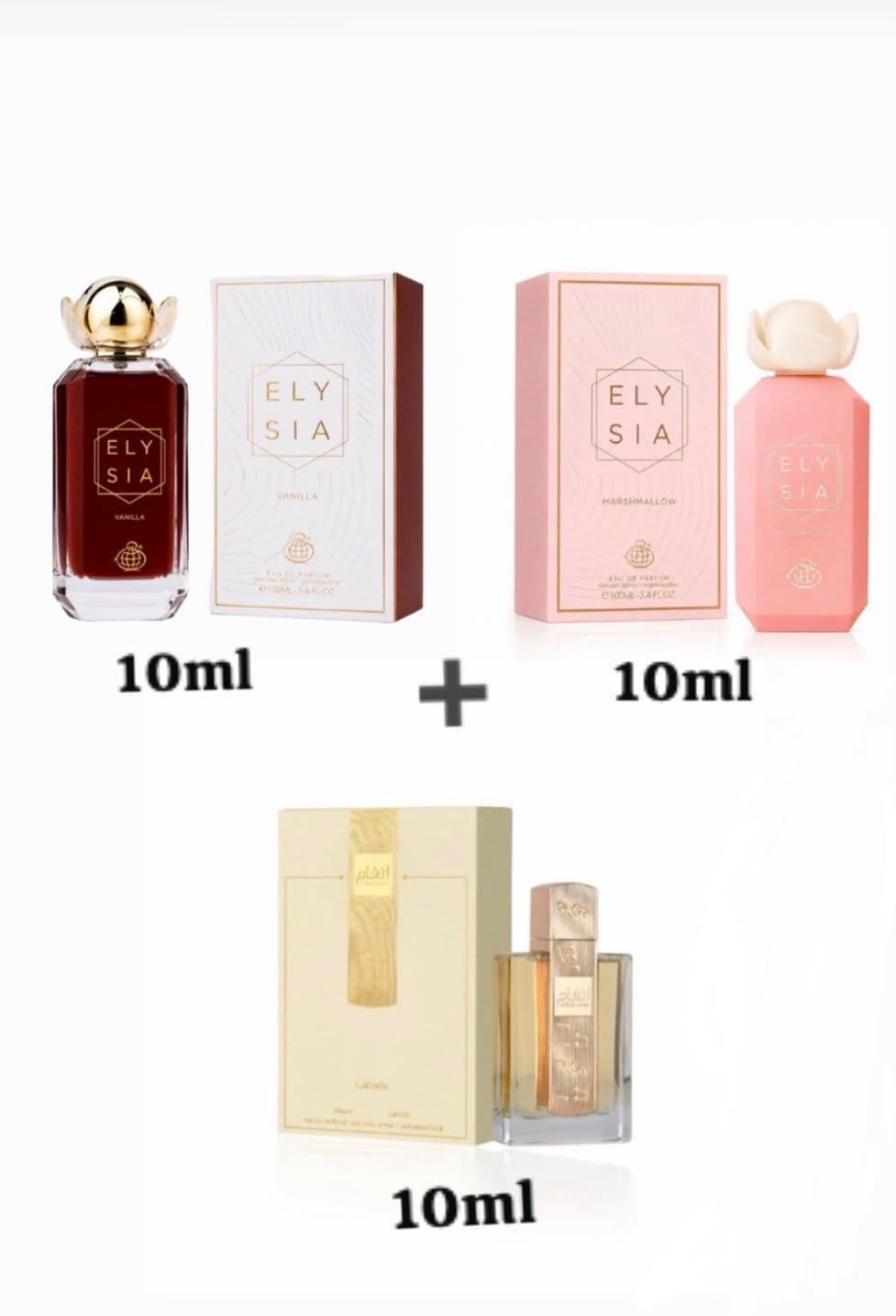 Pack 3 decantes 10 ml